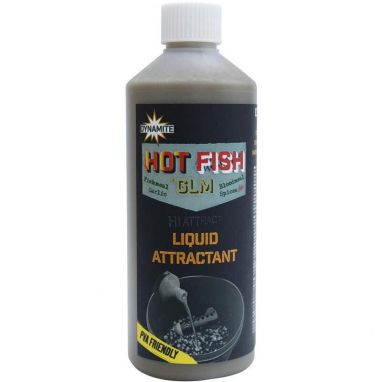 Dynamite Baits - Hot Fish & GLM Liquid Attractant 500ml