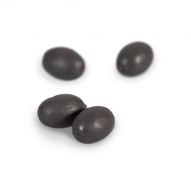 Thinking Anglers - Oval Rubber Beads - Tungsten - 5mm