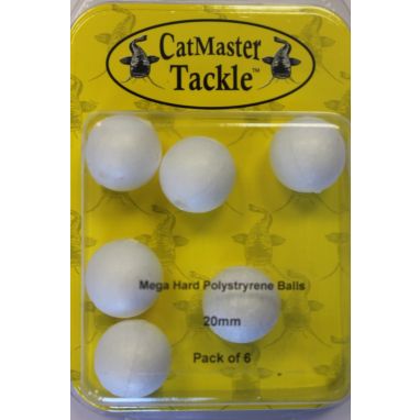 Catmaster Tackle - Mega Hard White Polystyrene Balls