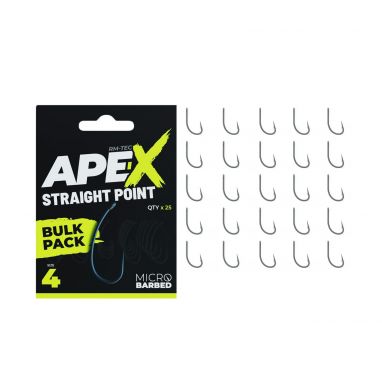 Ridgemonkey - Ape-X Straight Point Barbed - Bulk Pack 