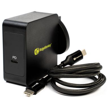 Ridgemonkey - Vault 60W USB-C Power Delivery AC Mains Adaptor