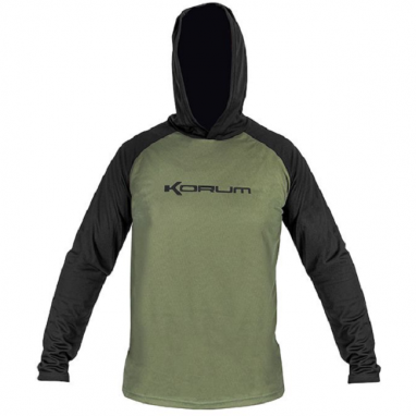 Korum - Dri-Active Hooded Longsleeve T-Shirt