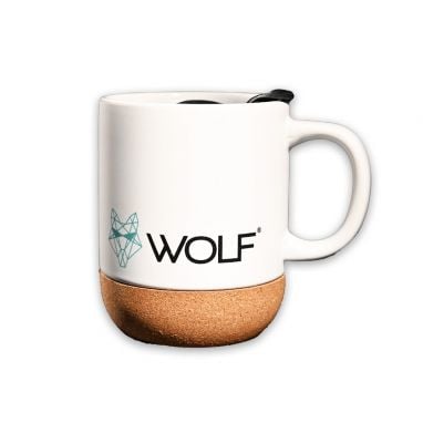 Wolf - Ceramic Mug White Edition