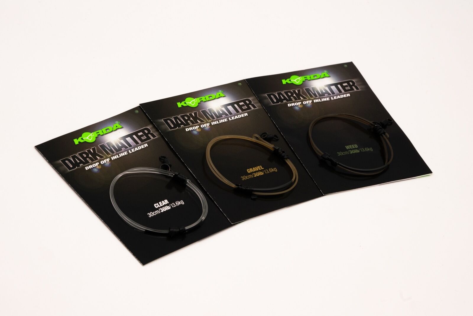 Korda Dark - Dm Leader 30Cm Drop Off Inline 30Lb-Weed