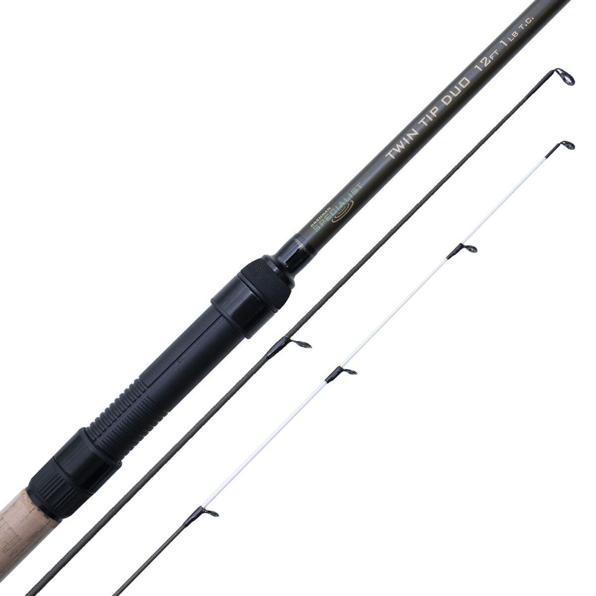 Drennan Green - Specialist Twin Tip Duo Rod-12Ft 1.5Lb