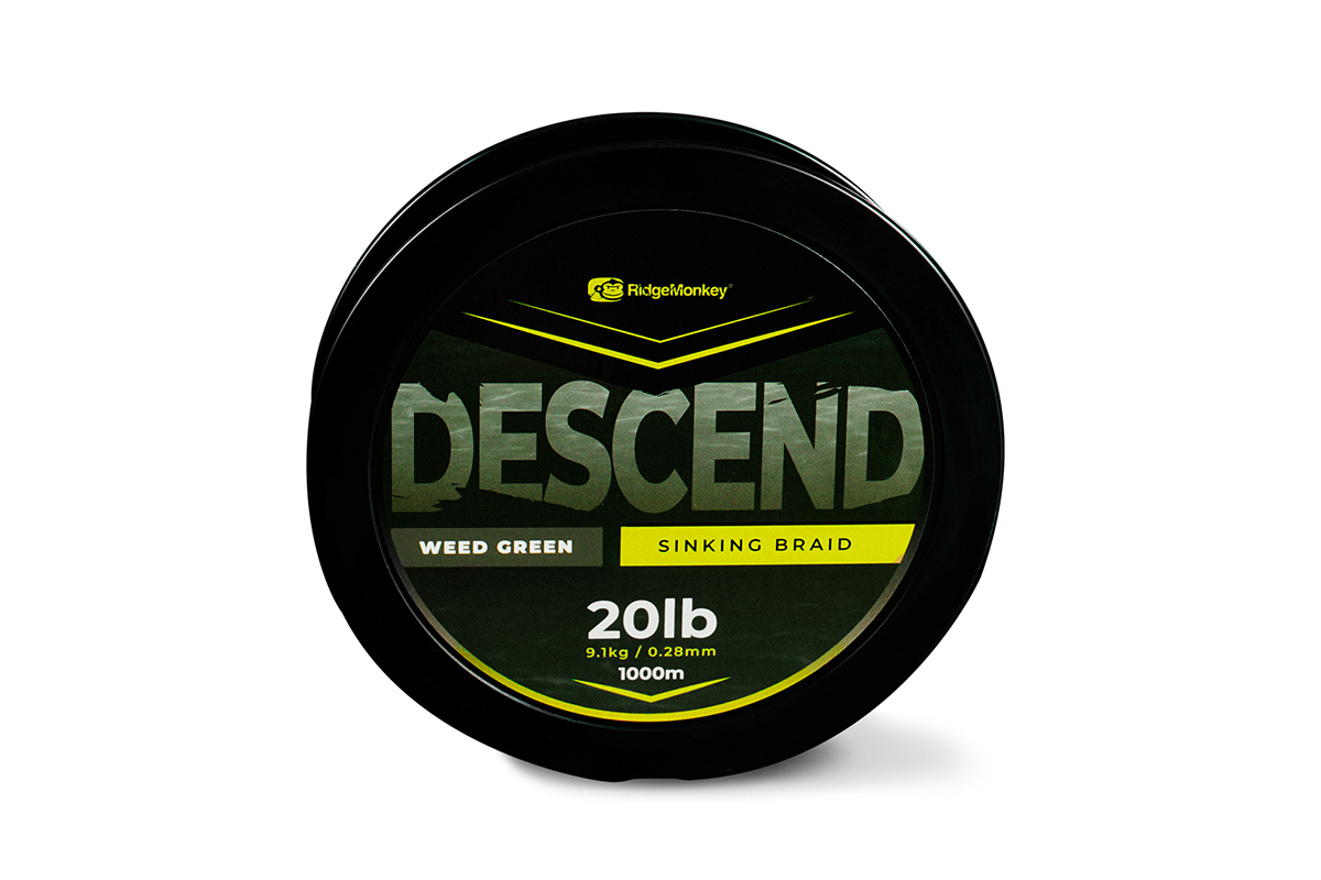 Ridgemonkey - Descend Sinking Braid - 1000m - 20lb