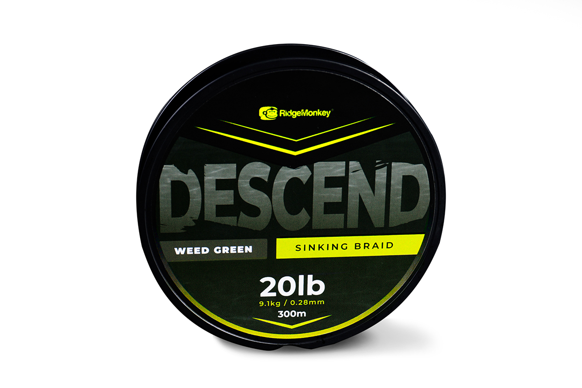 Ridgemonkey Green - Descend Sinking Braid - 300M - 20Lb