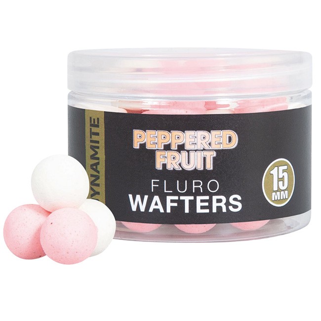 Dynamite Baits - Peppered Fruit Fluro Wafters - 15mm