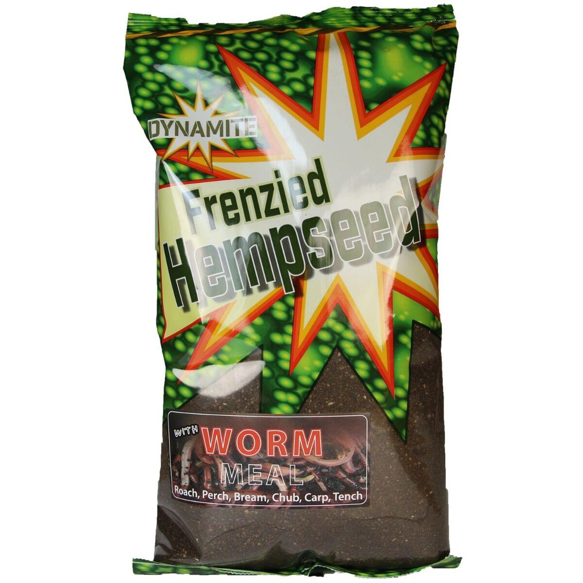 Dynamite Baits – Frenzied Hemp Dark – Worm Groundbait – 900g