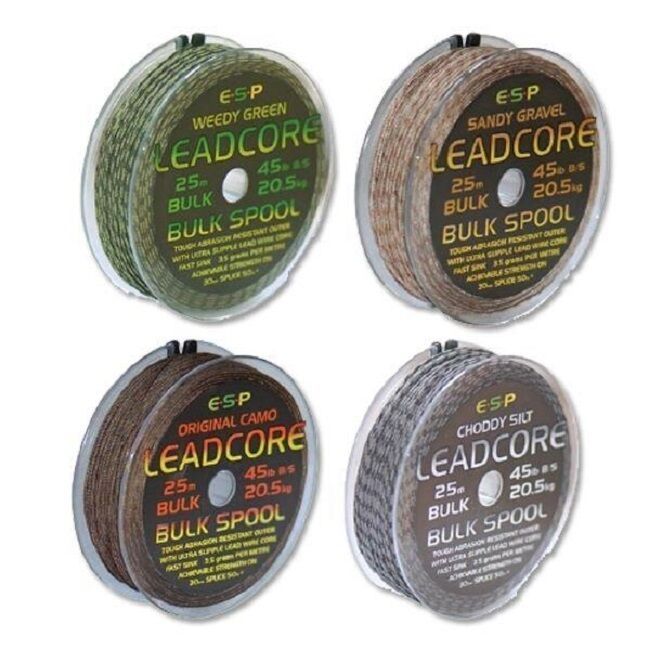 Esp Brown - Leadcore Bulk Spool-Gravel