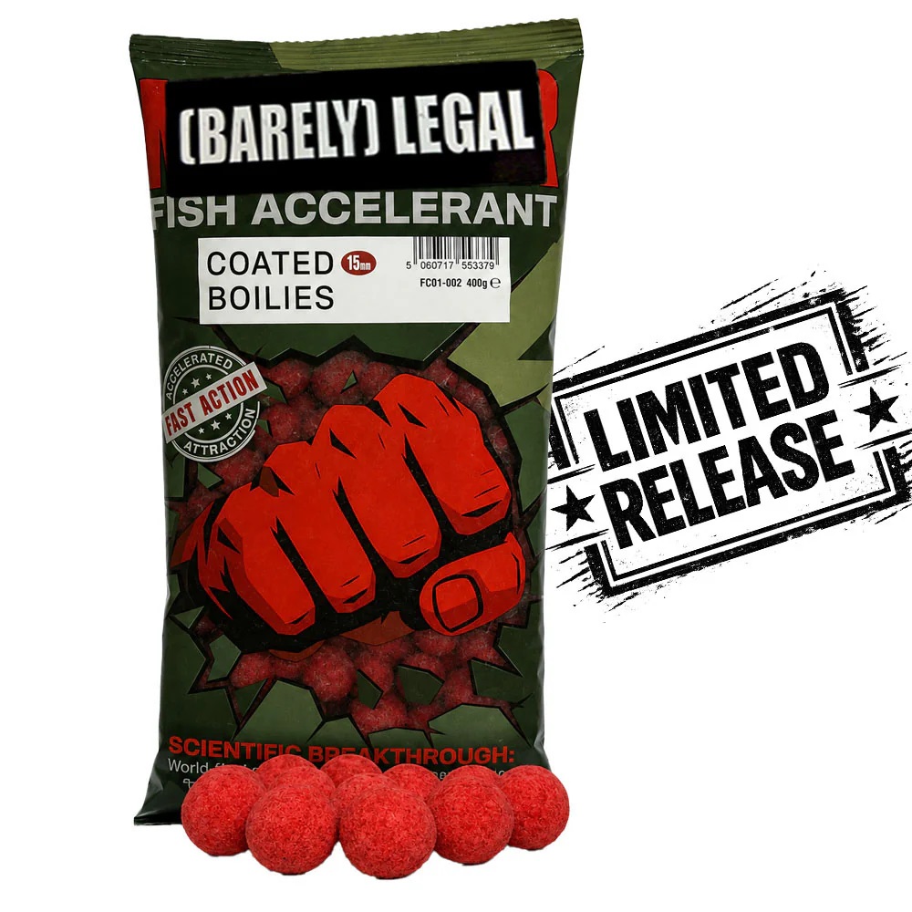 Fjuka - Carp Fish Accelerant Coated Boilies 400g