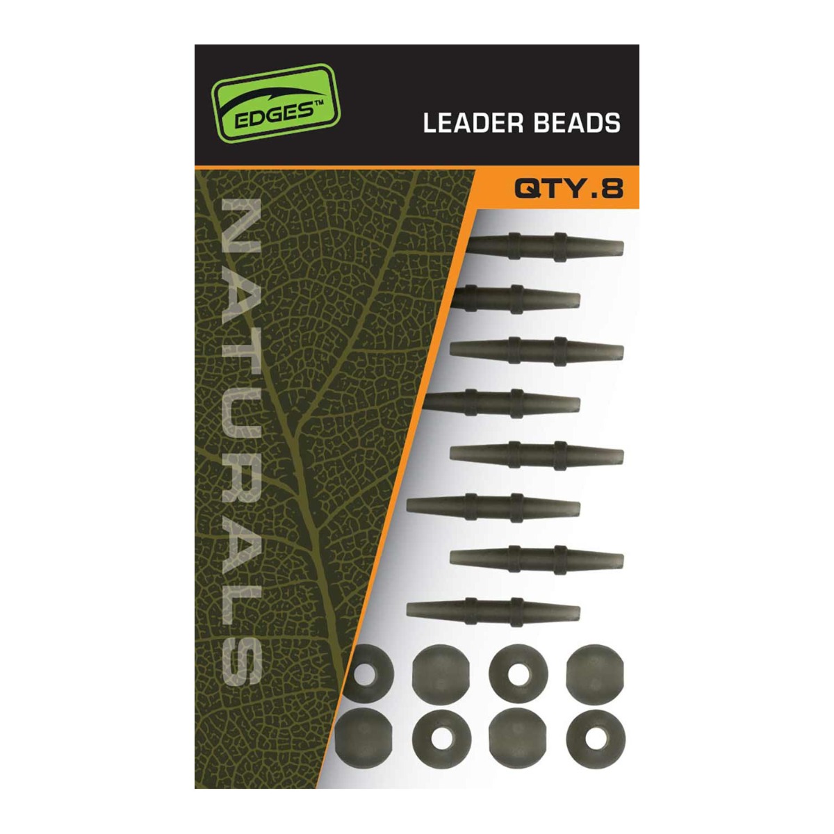 Fox Light/Dark/Green - Edges Naturals Leader Beads