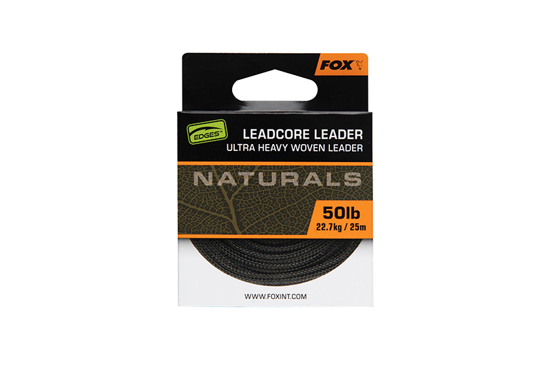 Fox Dark/Green - Naturals Leadcore - 50Lb /22.7Kg-25M