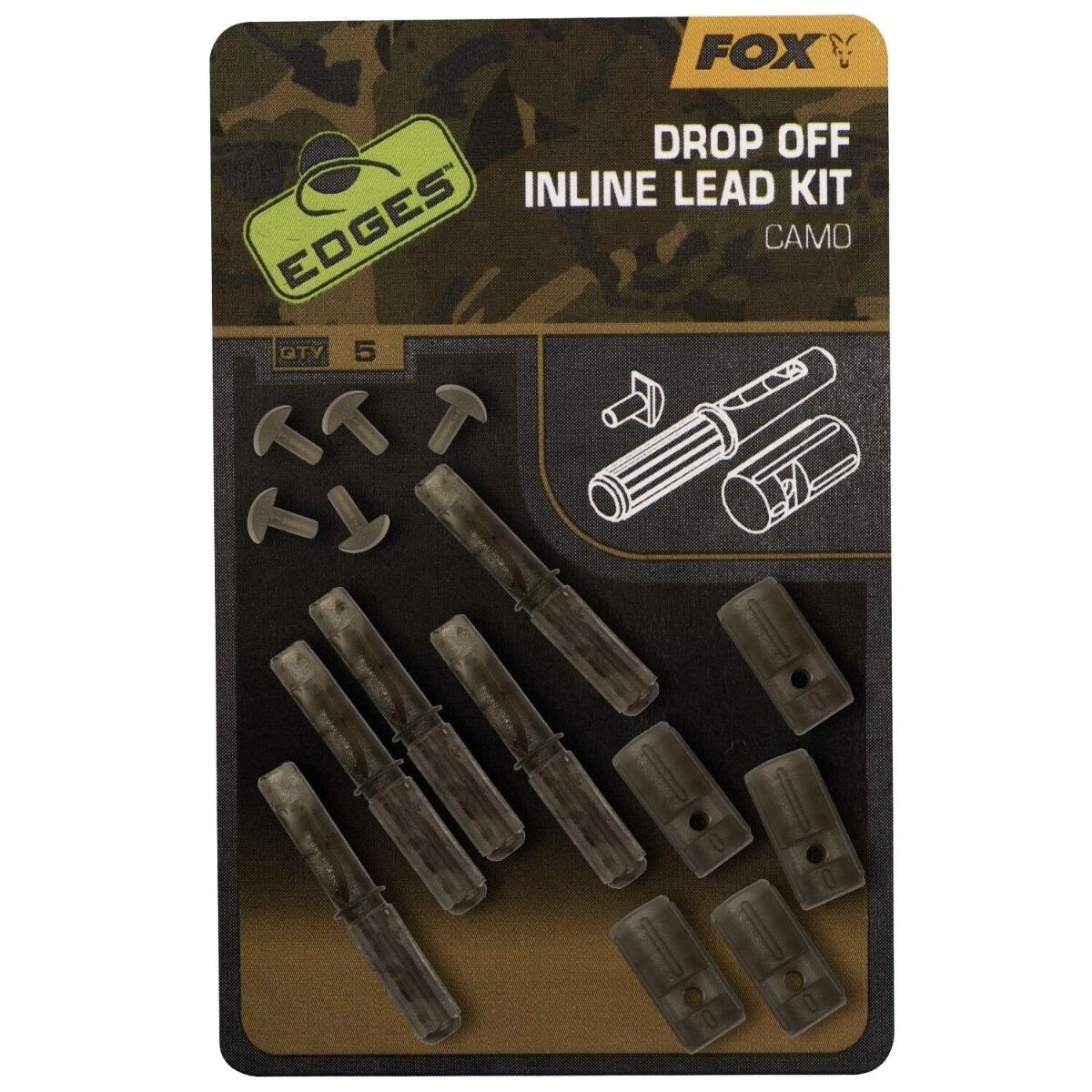 Fox - Edges Camo Inline Lead Drop Off Kits