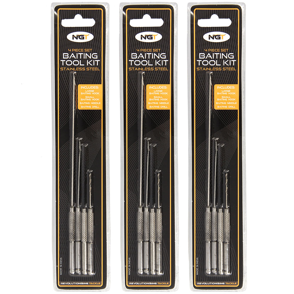 Ngt - 4Pc Stainless Baiting Tool Set