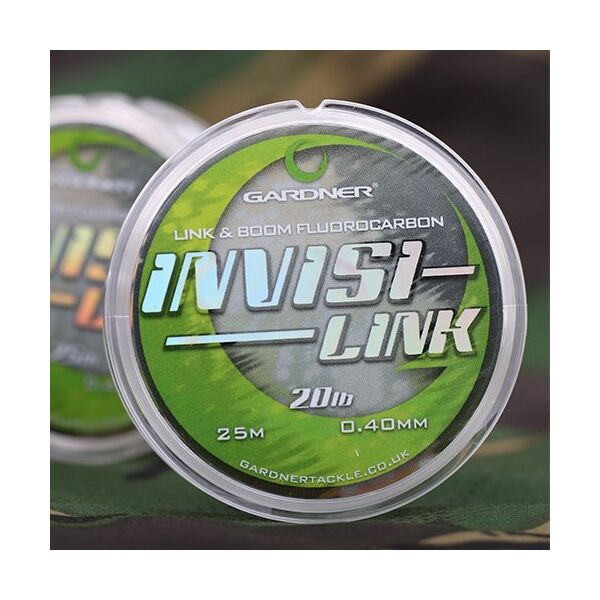 Gardner Light - Invisilink Fluorocarbon Hooklink 25M-20Lb