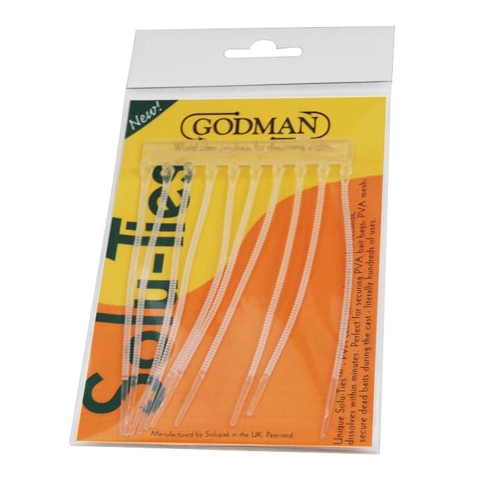 PVA cable ties Pack of 25  Fishing by Maltbys' Stores Ltd Godman's Solu-Ties 