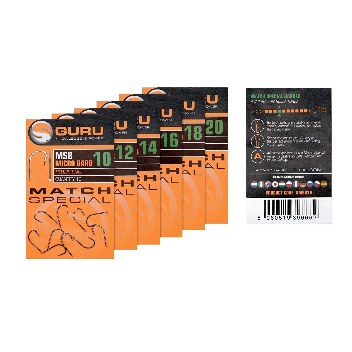 Guru – Match Special Barbed Hook-16