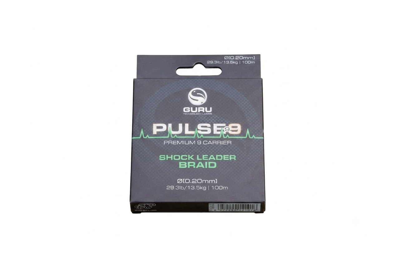 Guru Dark/Green - Pulse 9 Shock Leader 0.20Mm 100M