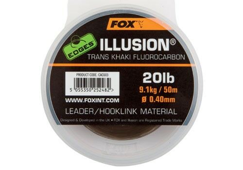 Fox - Edges Illusion Leader And Hooklink Material-30Lb