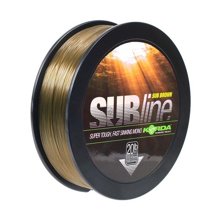 Korda Brown - Subline Ultra Tough Sinking Mono-10Lb