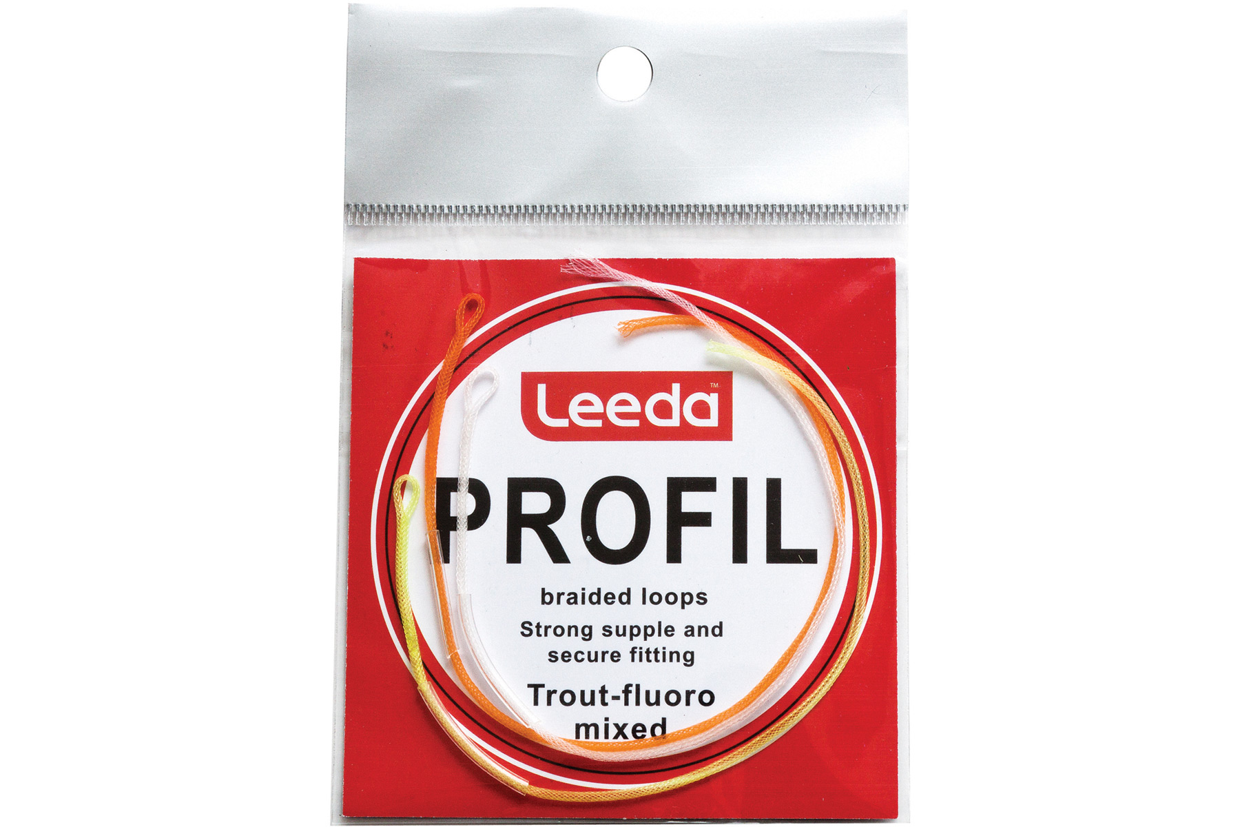 Leeda - Profil Braided Loops Trout Flouro Mixed
