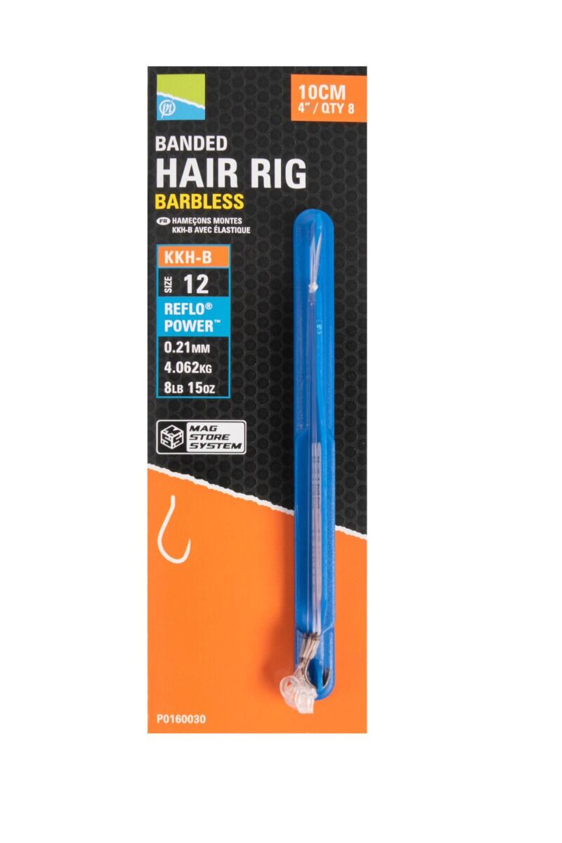 Preston – Kkh-B Banded Hair Rigs 4″/10cm-14