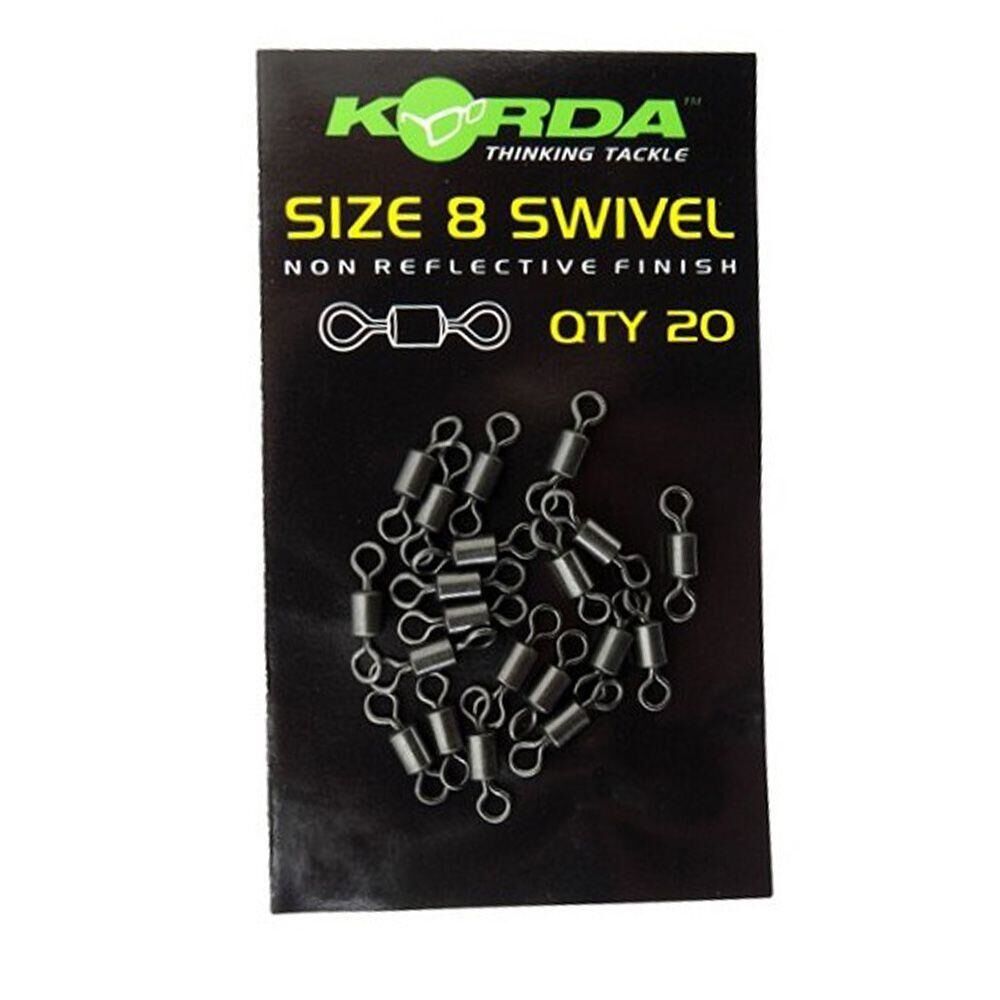 Korda Grey - Size 8 Swivel