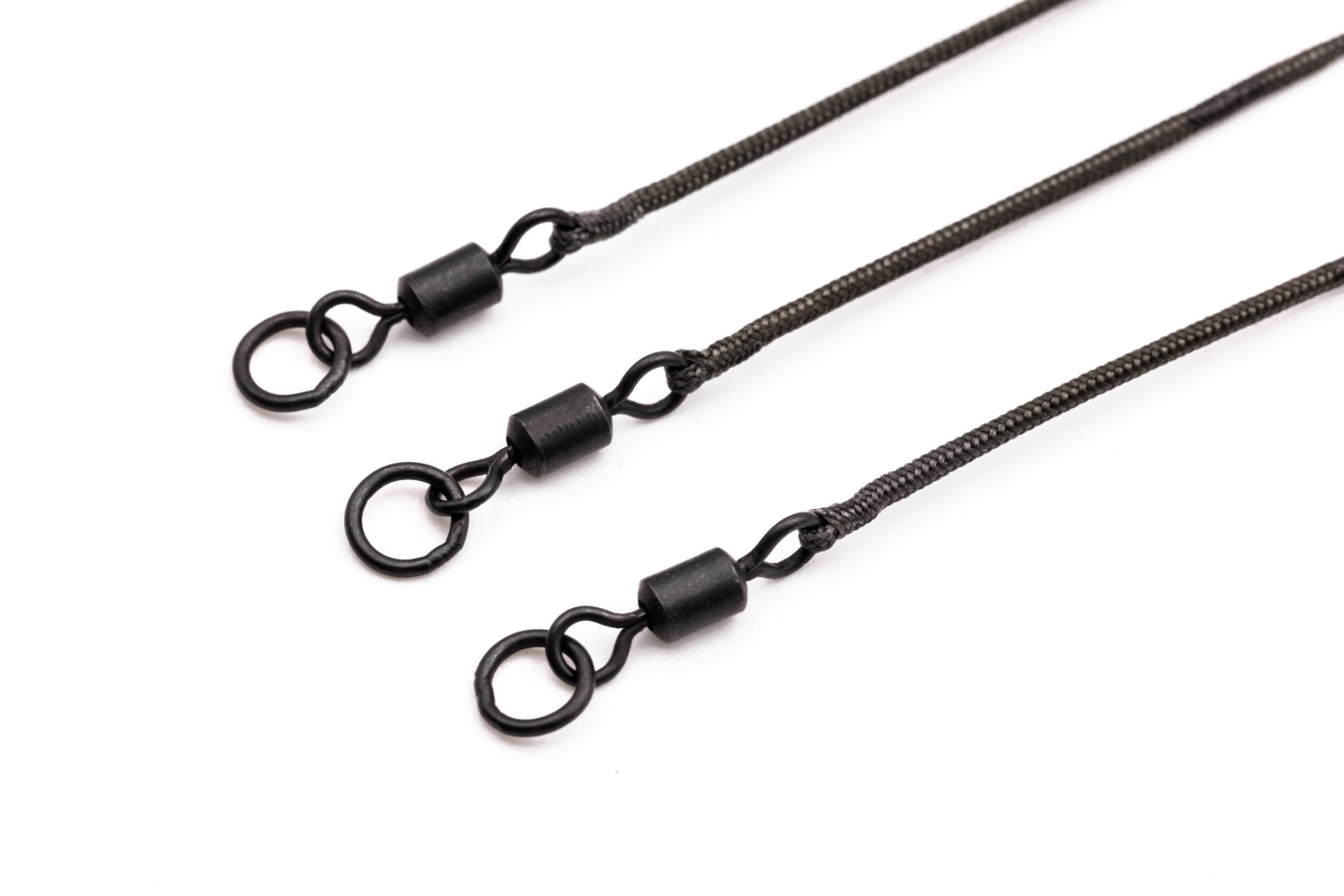 Korda Brown - Leadcore Leader - Ring Swivel 1M - Weed