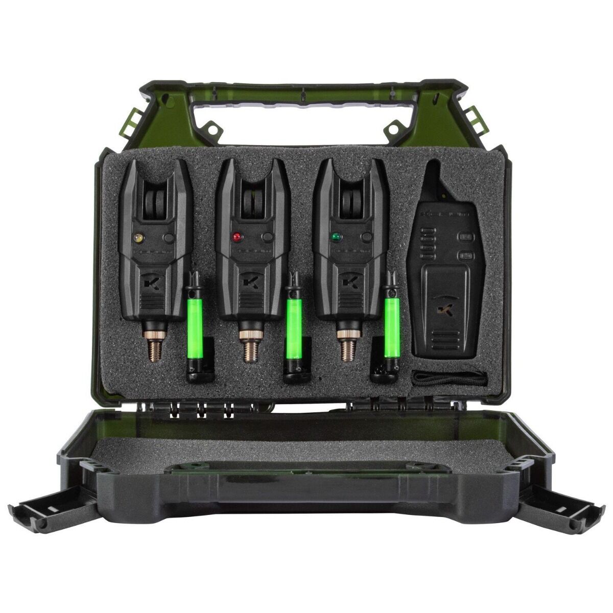 Korum - Kbi-R Bite Alarm Presentation Set With Indicators