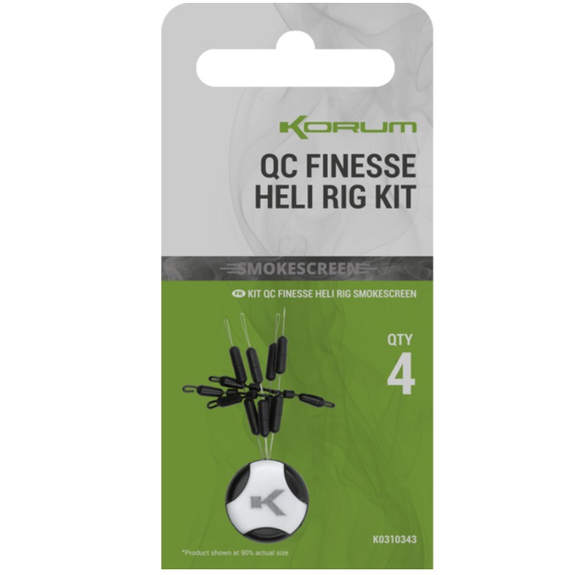Korum - Smokescreen Qc Finesse Heli Rig Kit