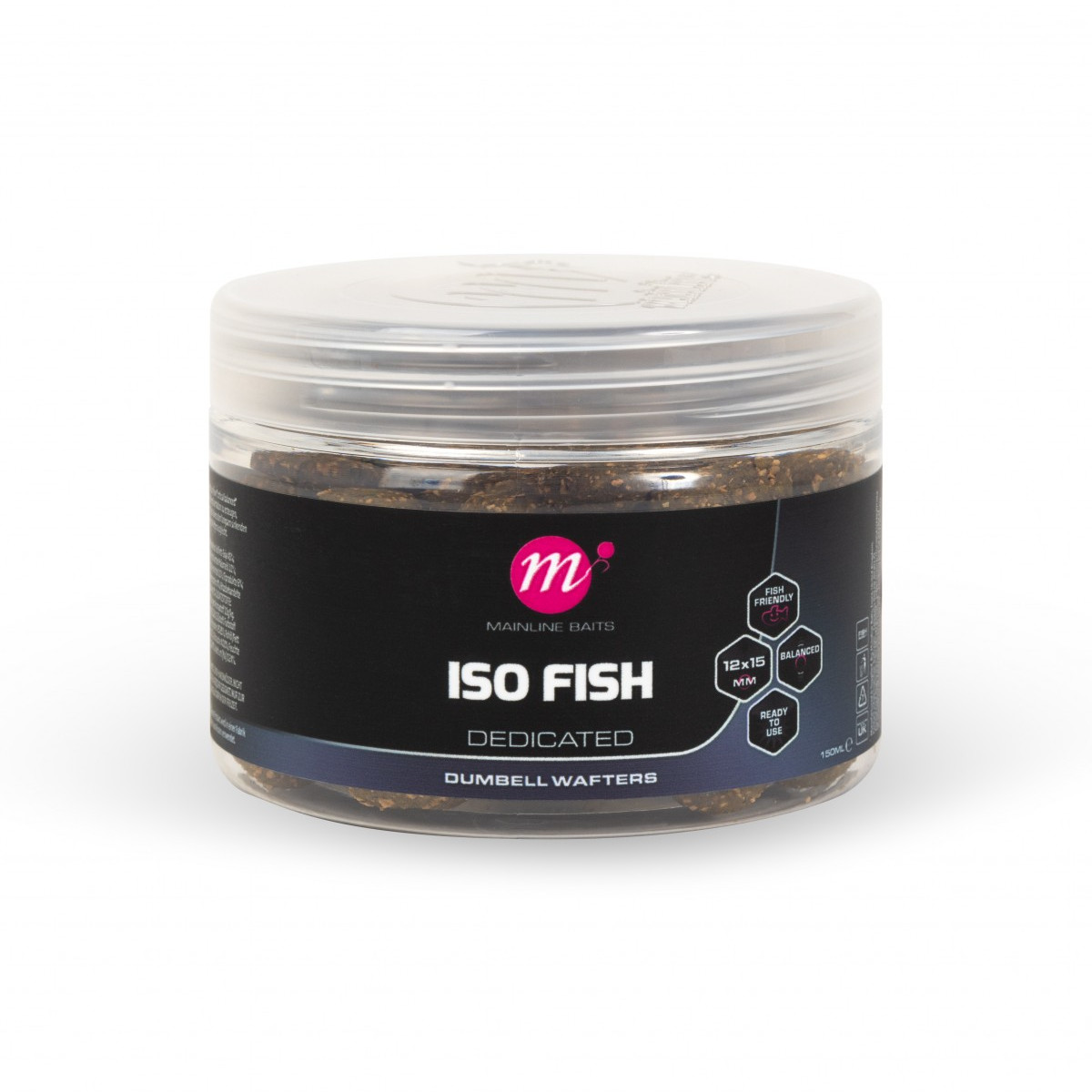 Mainline - Iso Fish Dumbell Wafters - 12 X 15Mm