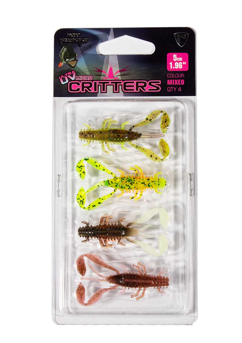 Fox Rage - UV Micro Critter 5cm x 4pcs