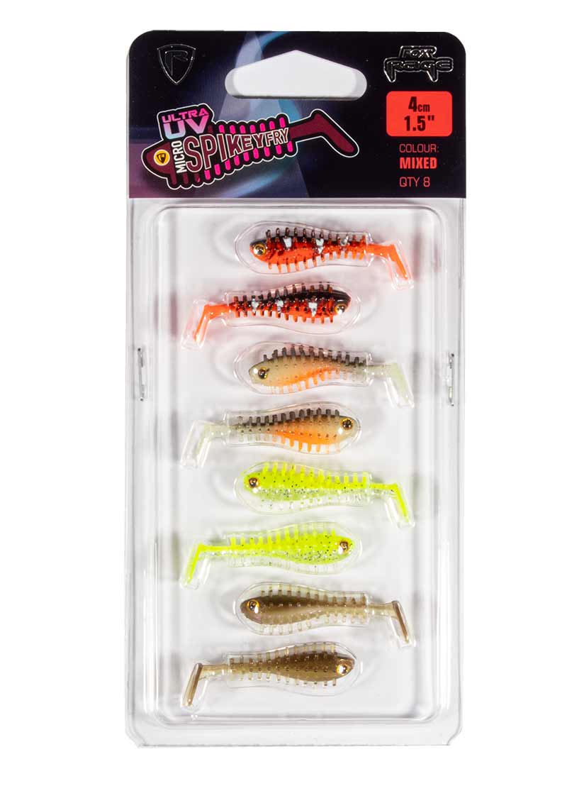 Fox Rage - Rage UV Micro Spikey 4cm x 8pcs Mixed