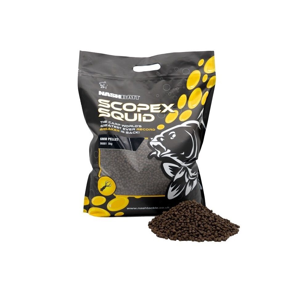 Nash Tackle Nash - Scopex Squid 6Mm Pellets 5Kg