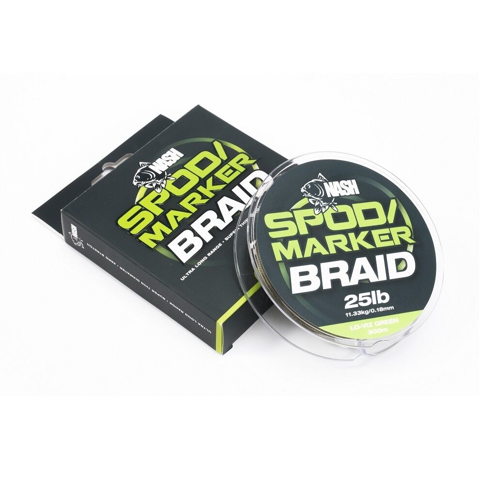 Nash Tackle Green Nash - Spod And Marker Braid Lo-Viz