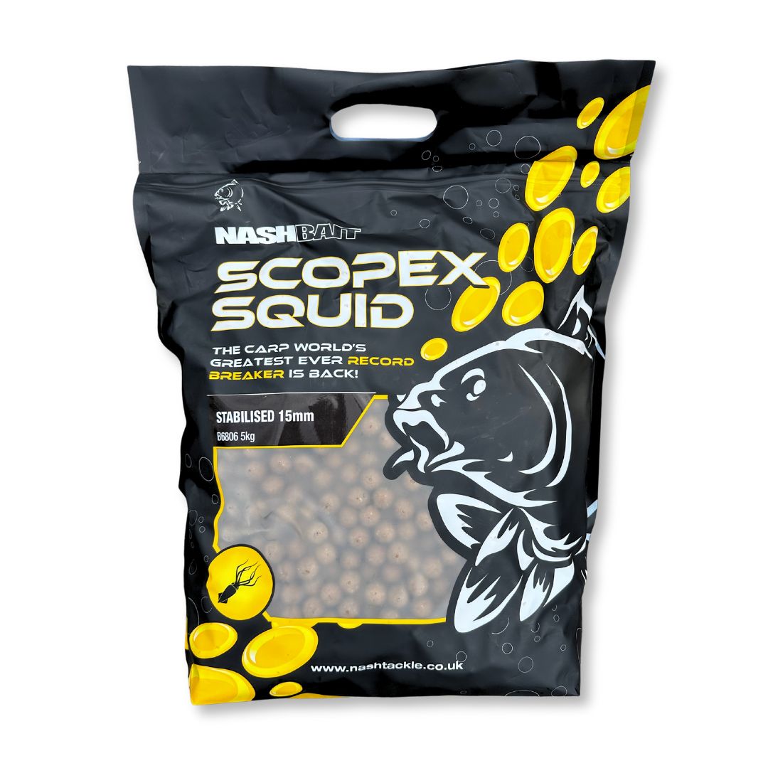 Nash Tackle Black Nash - Scopex Squid Stabilised Boilies 5Kg-20Mm