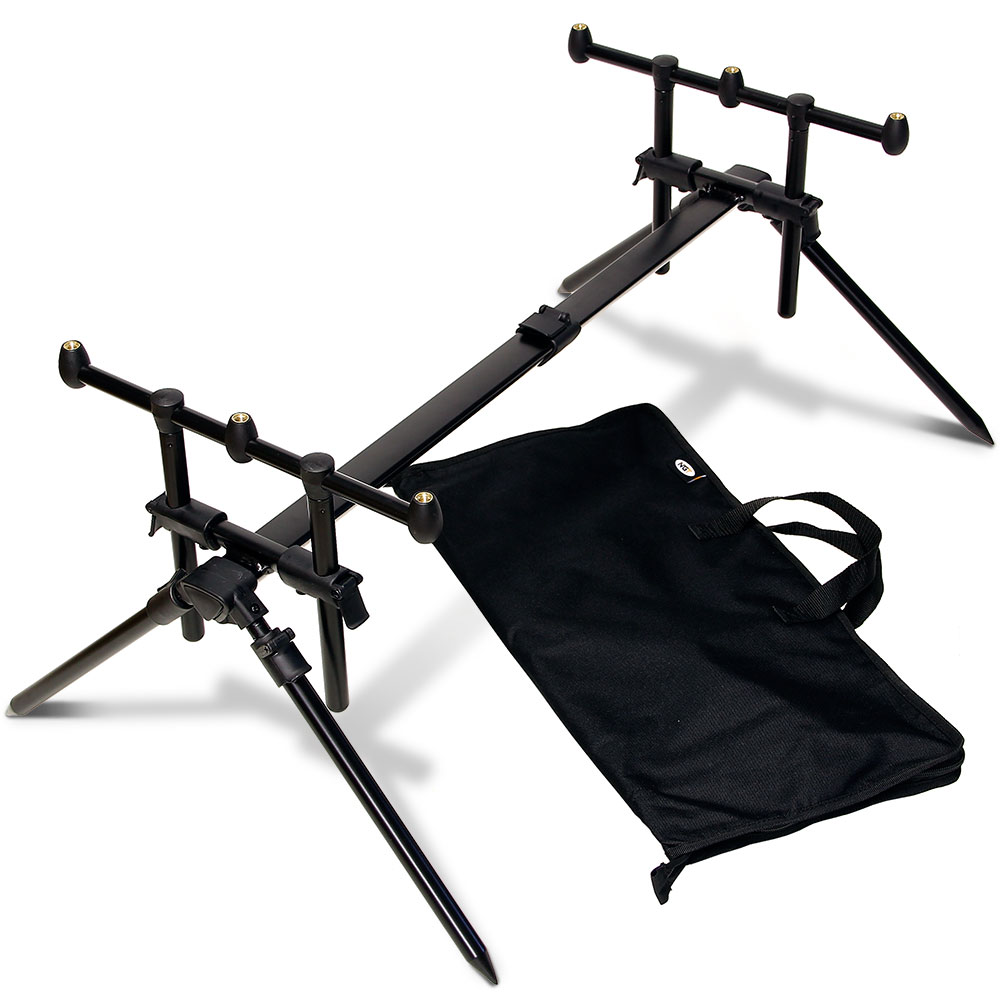 NGT - Quickfish Pod - 3 Rod Pod with Case