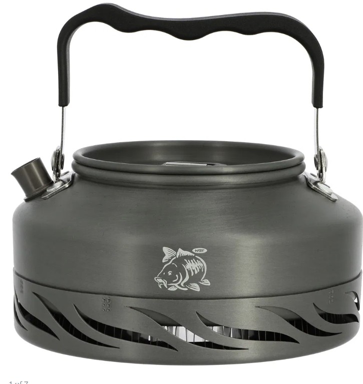 NGT - Aluminium Outdoor Fast Burn Kettle - 0.80 litre Gun Metal