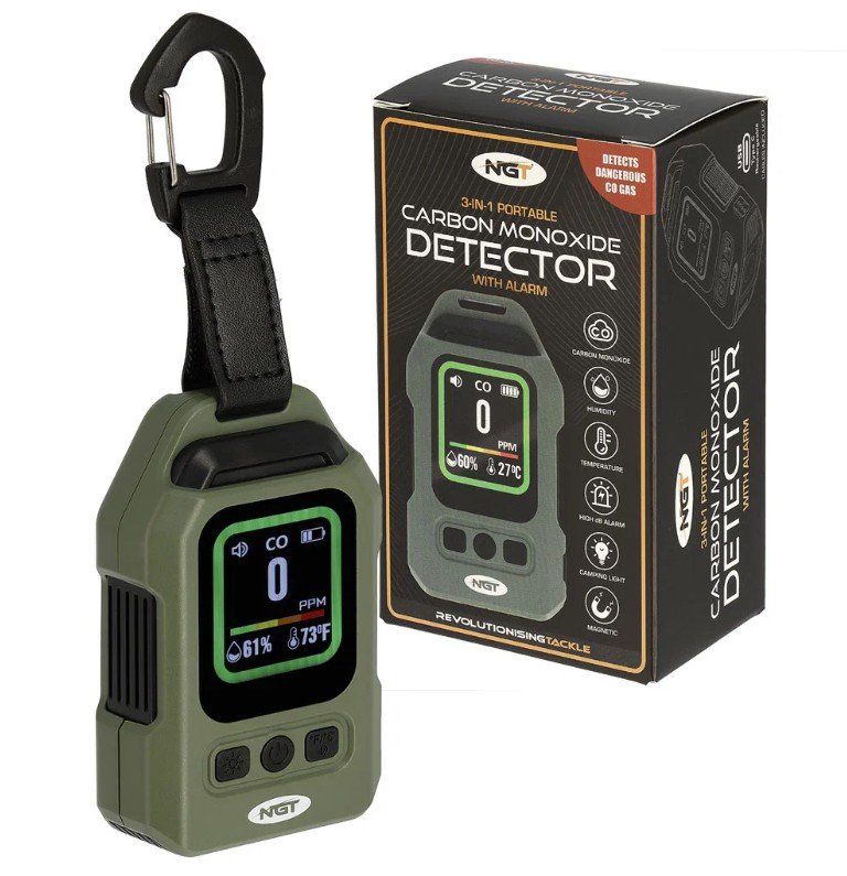 Ngt Light - Co Detector - Carbon Monoxide (Co) Detector With Alarm, Thermometer And (787)