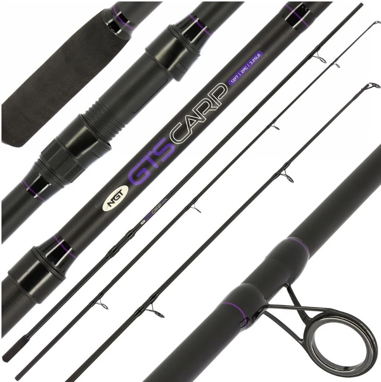 Ngt - Gts Carp - 12Ft, 3Pc, 3.25Lb Carp Rod (Glass)