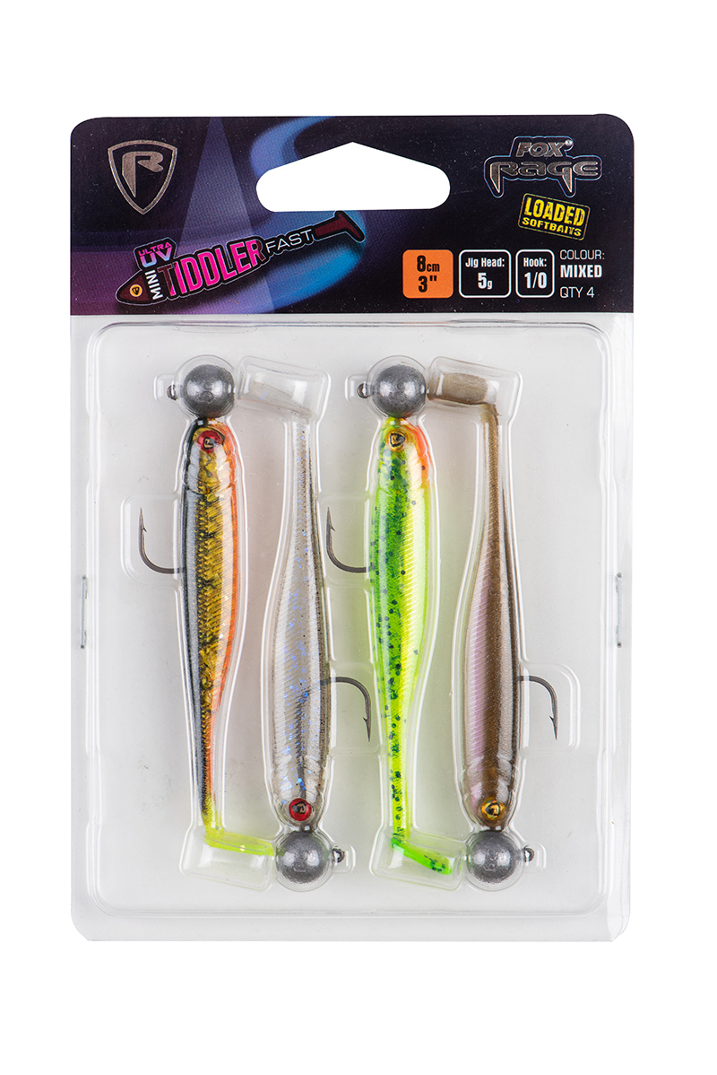 Fox Rage - Mini Tiddler Mixed Colour Pack Loaded 4pcs NP WS EF LT
