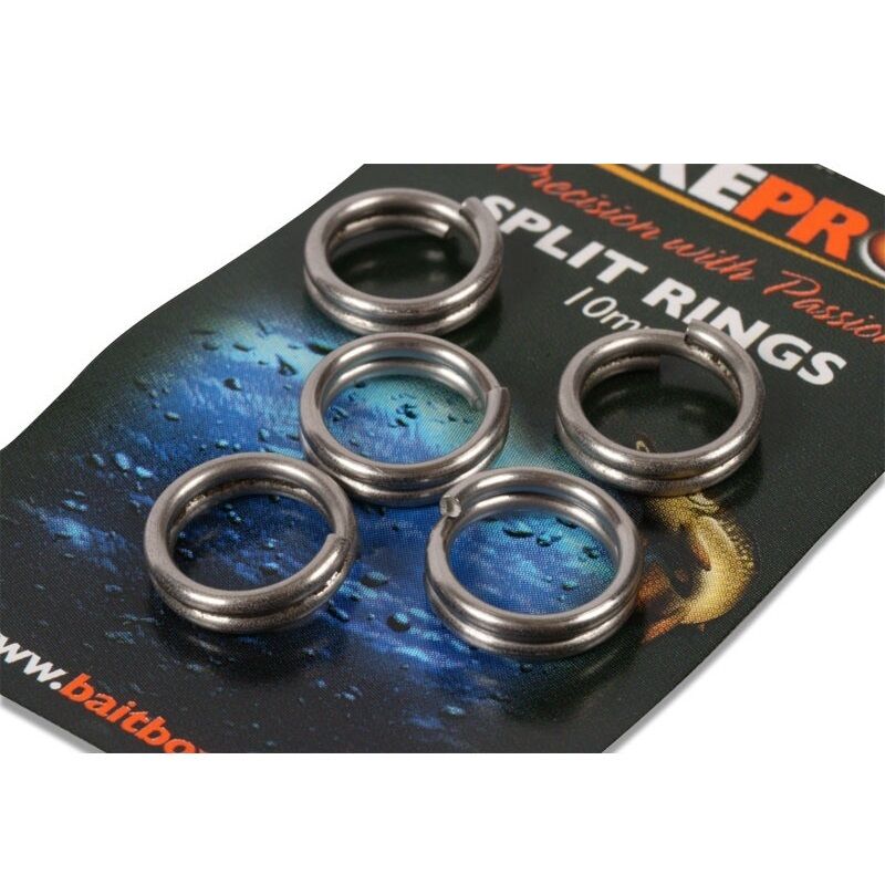 Pikepro - 10Mm Split Rings X10