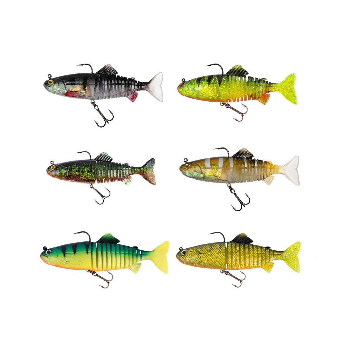 Fox Rage - Replicant Jointed Lures -15cm 60g-Fire PIke UV