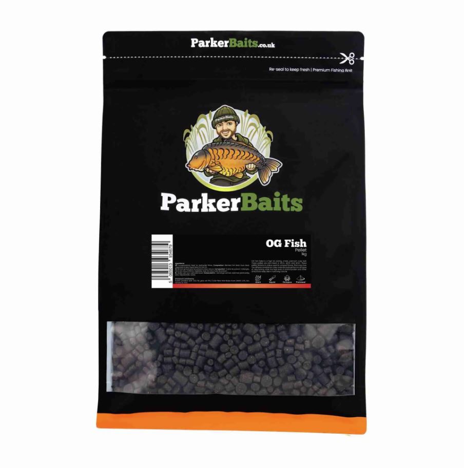 Parker Baits Green - Og Fish Pellet-1Kg