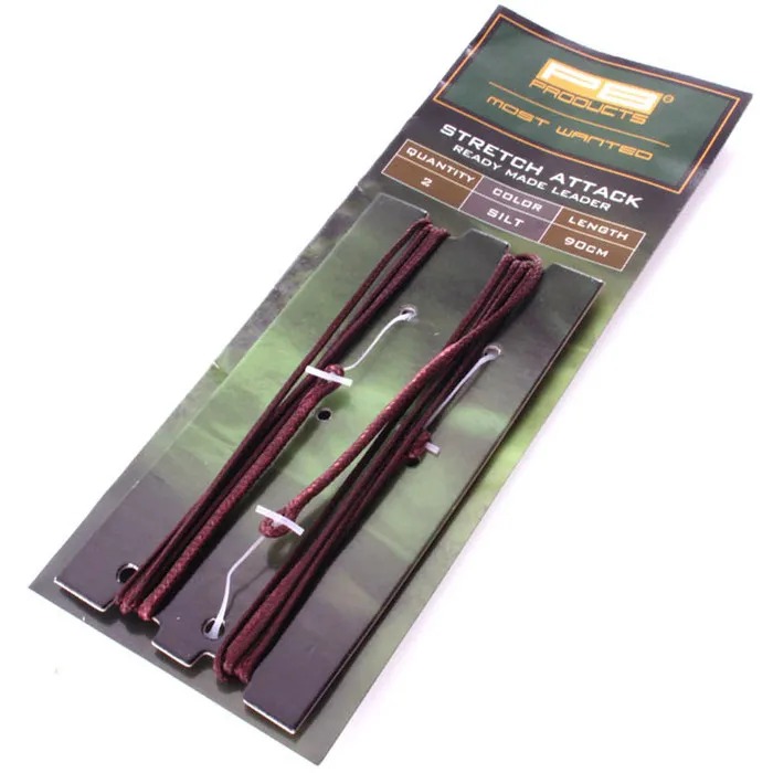 Pb Products - Stretch Attack Ready Made Leader - 2Pcs Silt