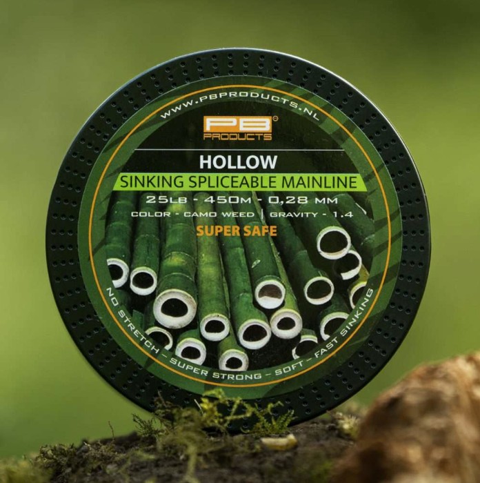 Pb Products - Hollow-Braid 25Lb 450M Spliceable Camo Weed