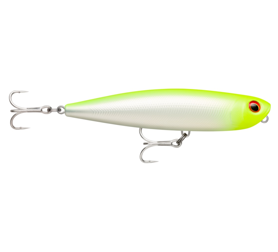 Rapala - Precision Xtreme Pencil Saltwater Lures-12.7cm-Silver Fluorescent Chartreuse UV
