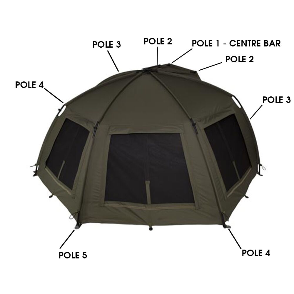 Trakker - Tempest Advanced 100 Bivvy Pole-Pole 1