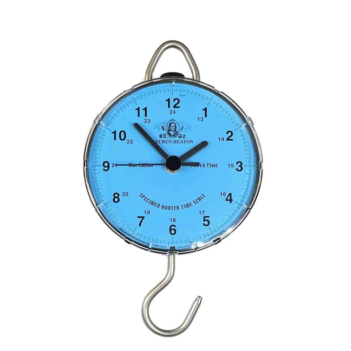 Reuben Heaton Blue - Timescale Anglers Clock - Edition